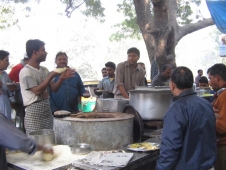 Ретрит Индия 2008 - Уличная столовая