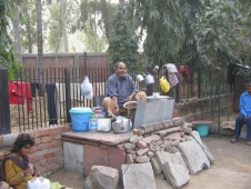 Ретрит Индия 2008 - Кафетерий на обочине