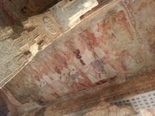 Роспись на потолке  в Храме в Лепакши