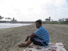 Ретрит Индия 2009 - Дивакар и океан